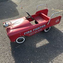 1950s Fire Truck Pedal Car