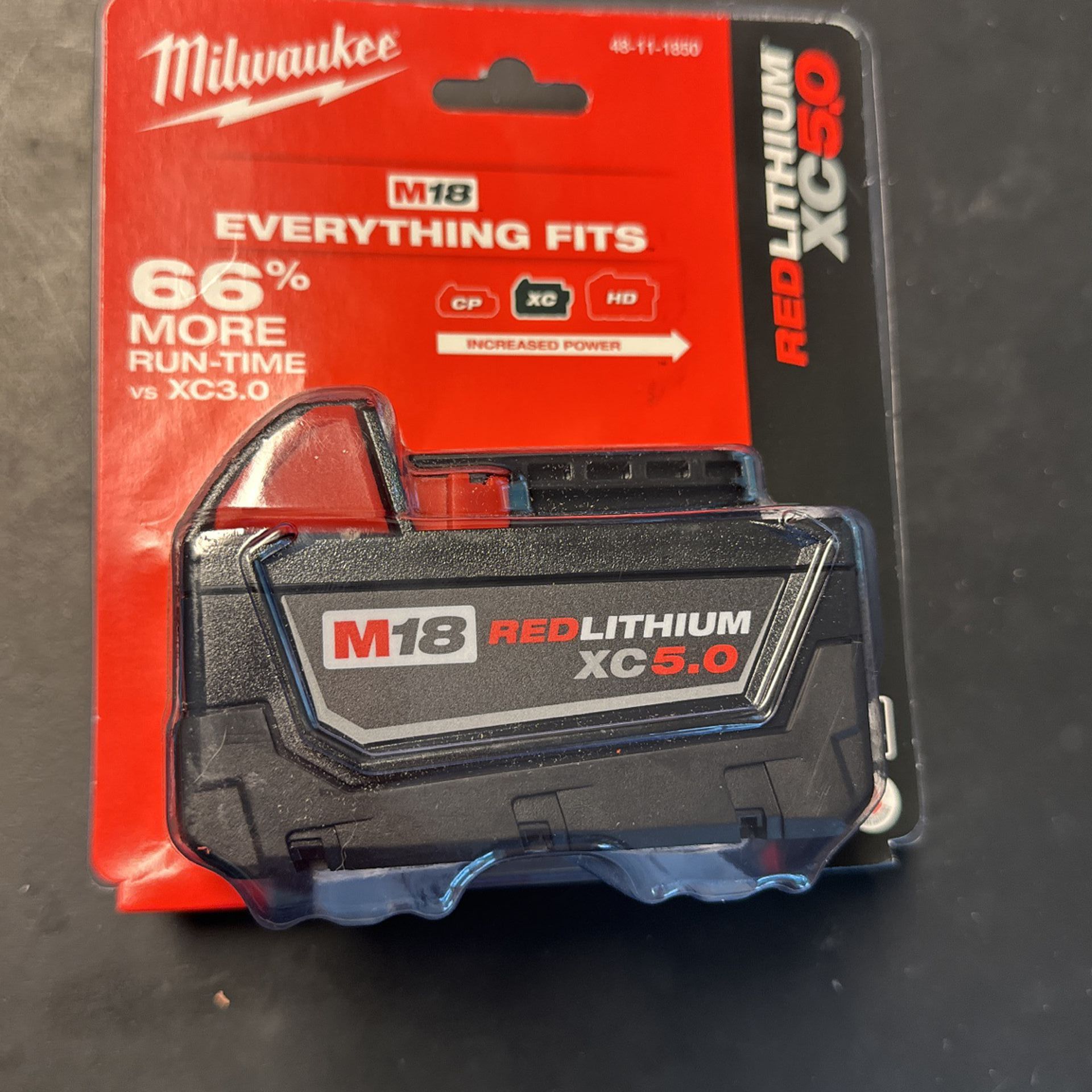 Milwaukee M18 XC5.0 Battery