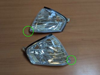 90-02 Mercedes SL Class R129 Clear Corner Lights