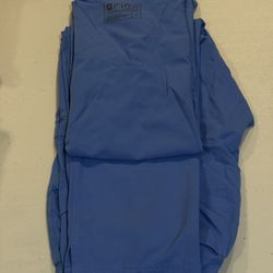 Figs Ceil Blue Medium Petite Yola Pants with Medium Casma