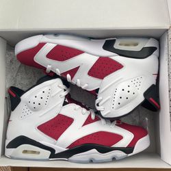 Jordan 6 Retro “Carmine” Size 13 VNDS Tried On OG all Nike Air Red