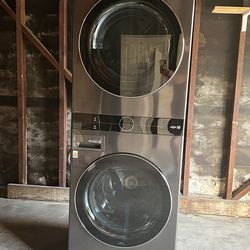 LG washer dryer machine one piece