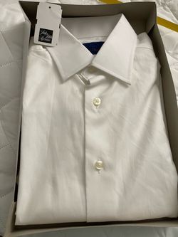 David Donahue Dress Shirt Trim Fit 16/32,33 Long Sleeves, 100% Cotton, New Condition $50 Firm on Price