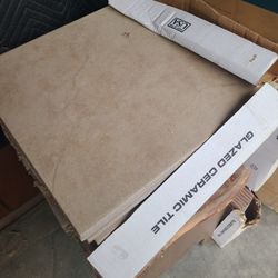 6 boxes of glazed ceramic tiles.

Cash only