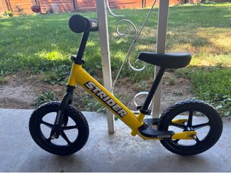 Yellow Strider Sport Bike