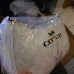 White Coach  Handbag On Sale Beautiful 