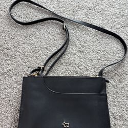 RADLEY Fashionable Black Leather Crossbody Light Travel