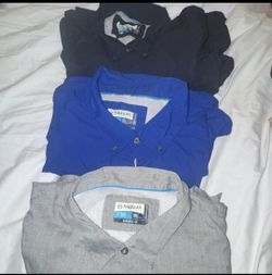 Lot of 3 Men's Magellan Relaxed fit-Fishing Shirts 3XL