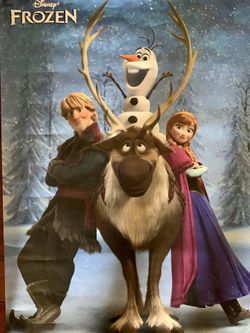 Disney Frozen Poster 33” x 22”