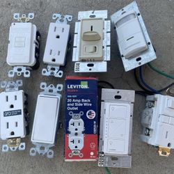 Lot of electrical switches one price