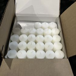 White Votive Candles