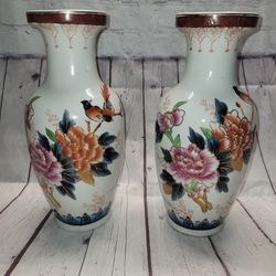 Asain Vintage Hand Painted Vase