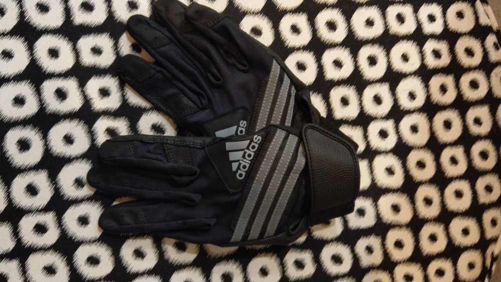 Adidas Youth Triple Stripe Batting Gloves (Sz: M)