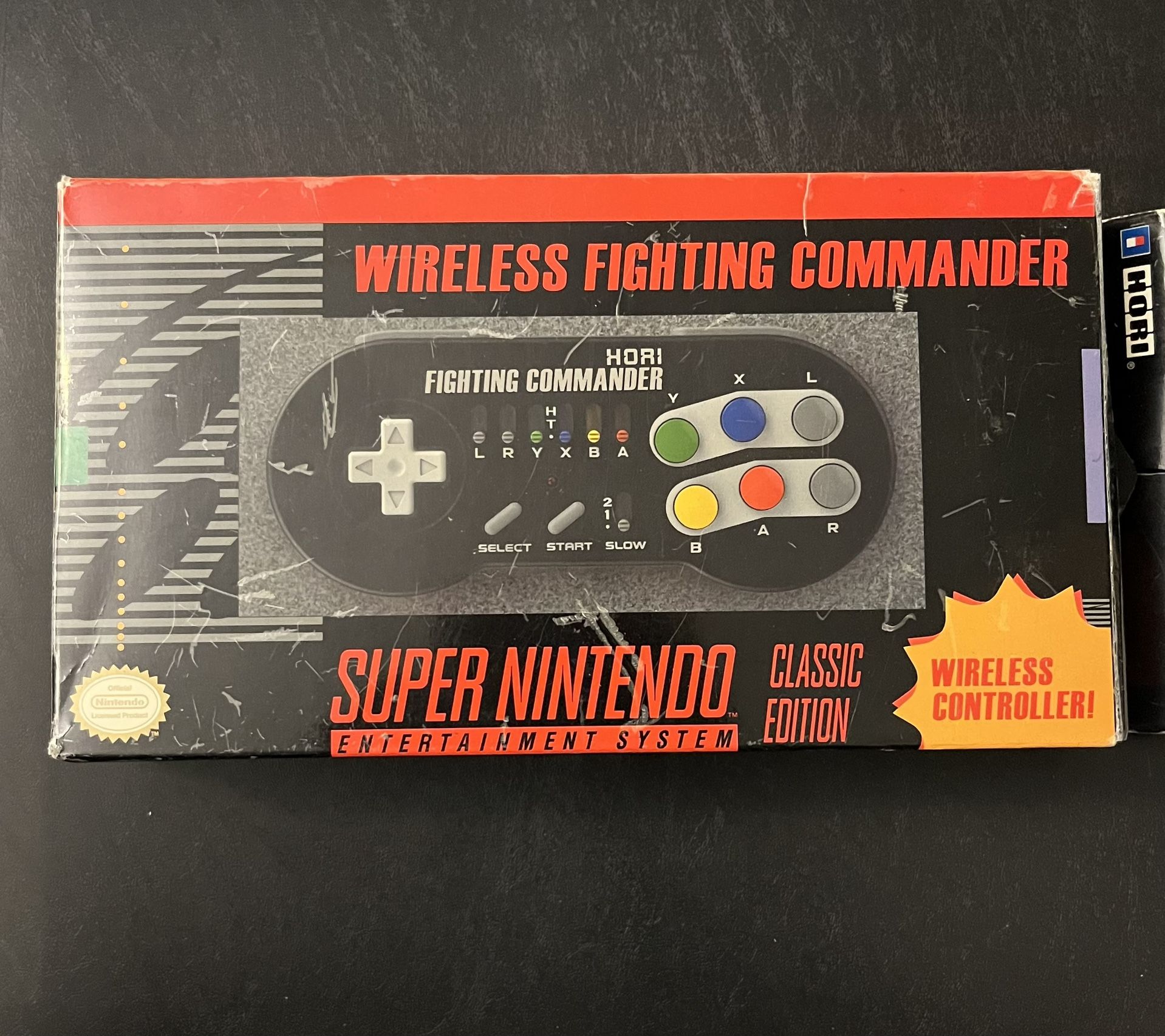 SNES Classic Hori Wireless Fighting Commander Controller. Super Nintendo 