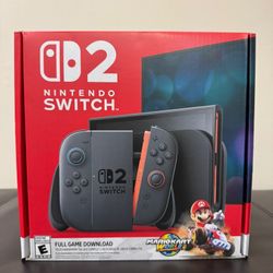 NEW! Nintendo Switch 2 Console + Mario Kart World Game Bundle | Free Expedited Shipping