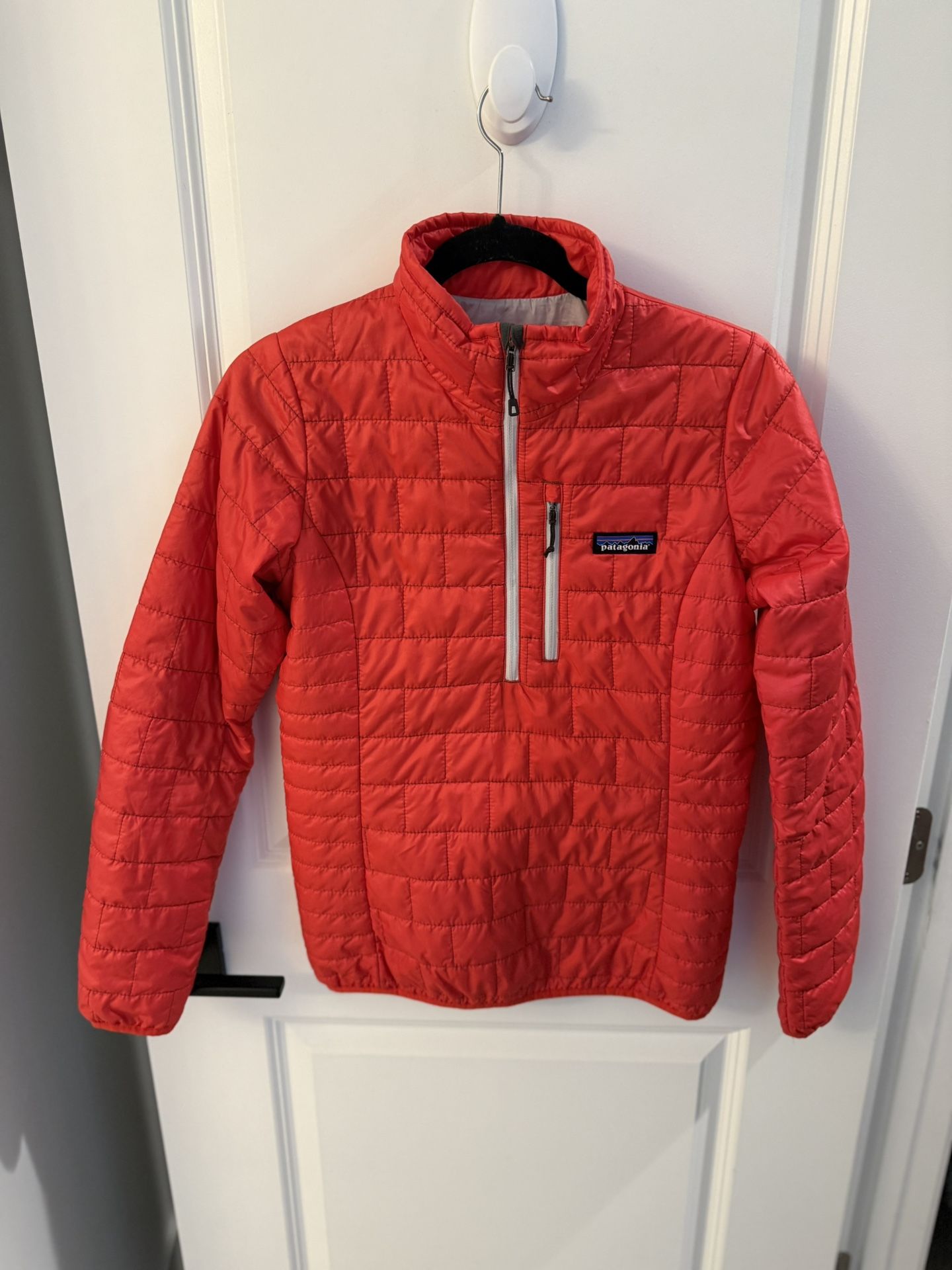 Patagonia Vibrant Red Quilted Puffer Jacket