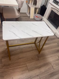 Folding Marble-Top Desk