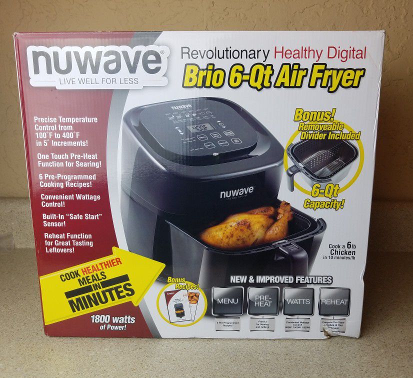 Nuwave Brio 10 Qt.Air Fryer for Sale in Port St. Lucie, FL - OfferUp