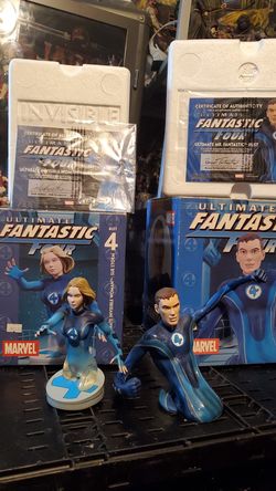 Fantastic four statues