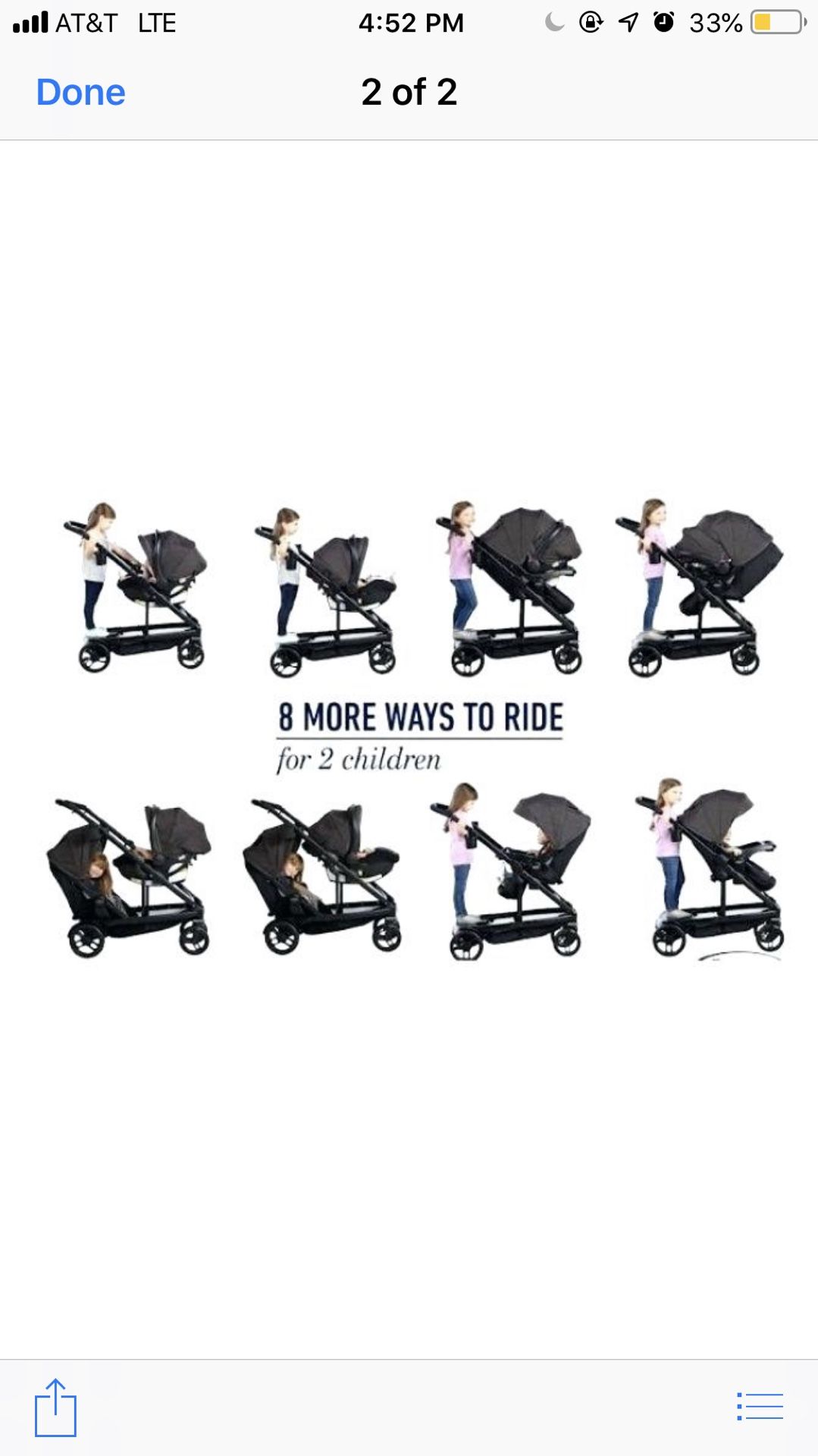 Uno2Duo Travel System.