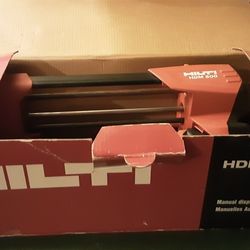 HILTI  HDM 500 Manual Anchor Adhesive dispenser & red cartridge