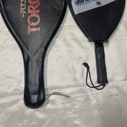 Vintage Ektelon Toron Graphite RTS Racquetball Racket with Zippered Case ( 2 )