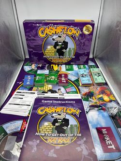 Rich Dad CASHFLOW Strategic Investing & Educational Board Game 2020 Complete