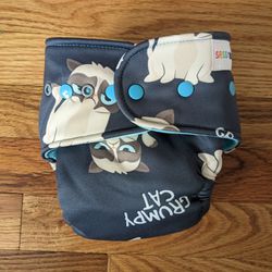 Grumpy Cat Cloth Diaper