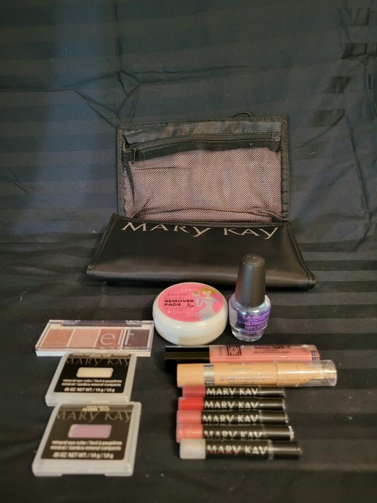 Mary Kay Makeup Bag & Makeup