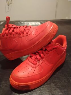Red AF1 mens size 10