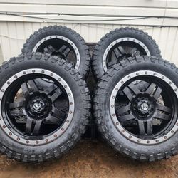 20" Fuel Rims With All Terrain Tires 