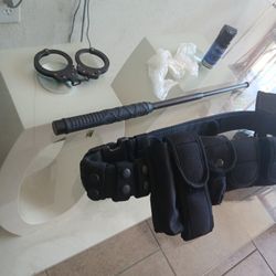 Security Blk. Duty Belt 