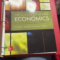 PRINCIPLES OF MICRO ECONOMICS Seventh Edition