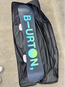 Burton Instigator Flat Top Snowboard 160W cm with Burton Freestyle Bindings L