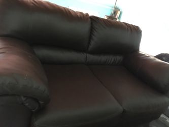Leather sofa
