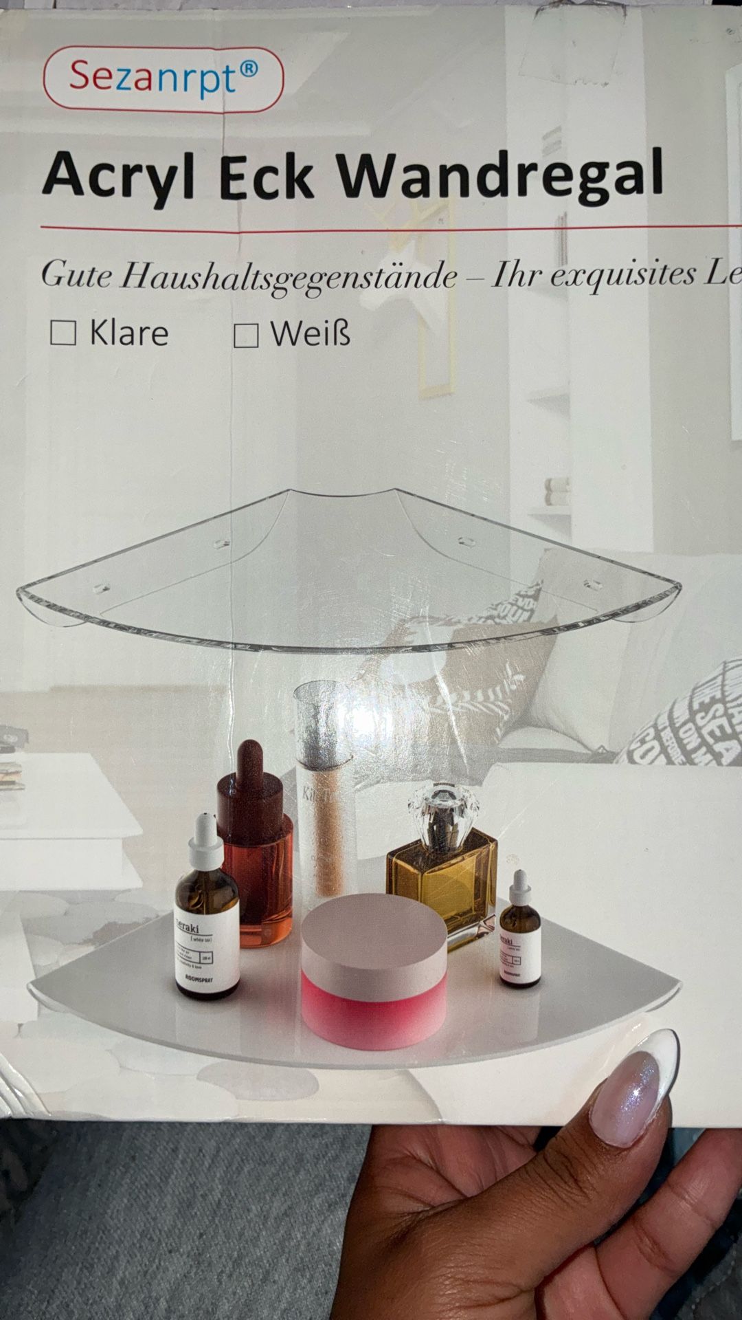 Acrylic Wall Shelf