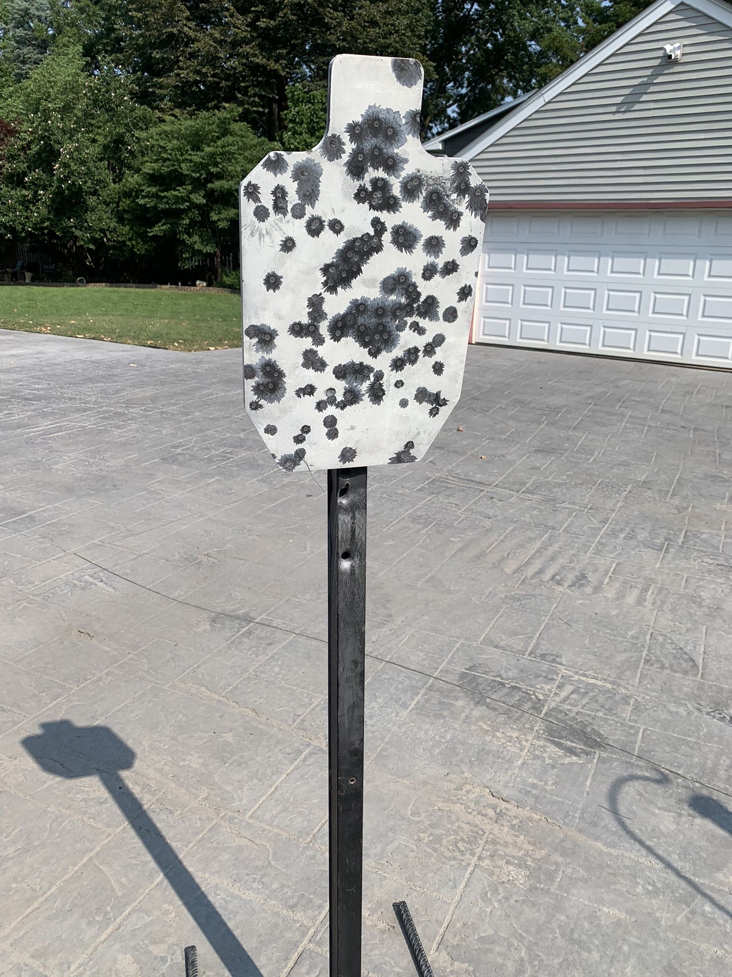 AR500 Target Plate & Steel Stand *USED ONCE*