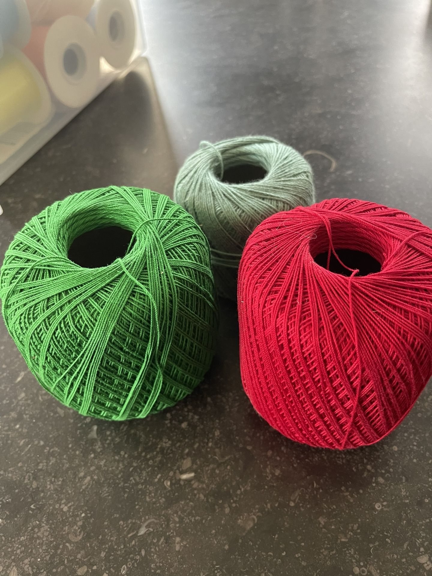 3 Rolls Of Colored String