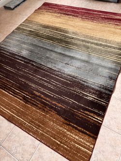 Browns, Golds, Colors 8 x 10 Area Rug