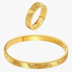 Bangle And Ring Set