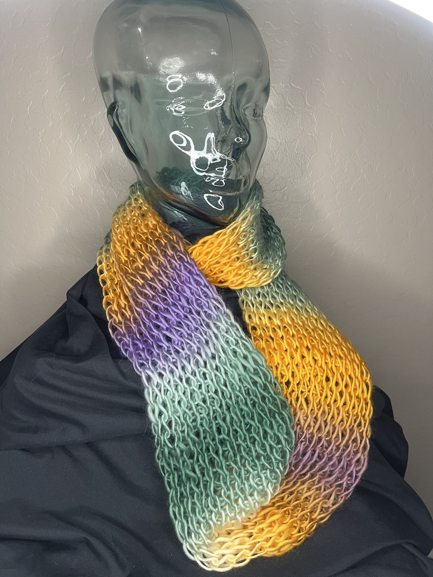 Women’s Hand Knit Infinity Scarf (wrap)