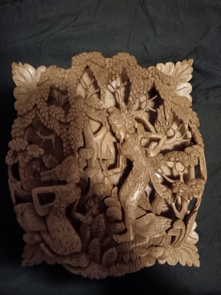 Vintage Balinese Second Mid-century 3D Art