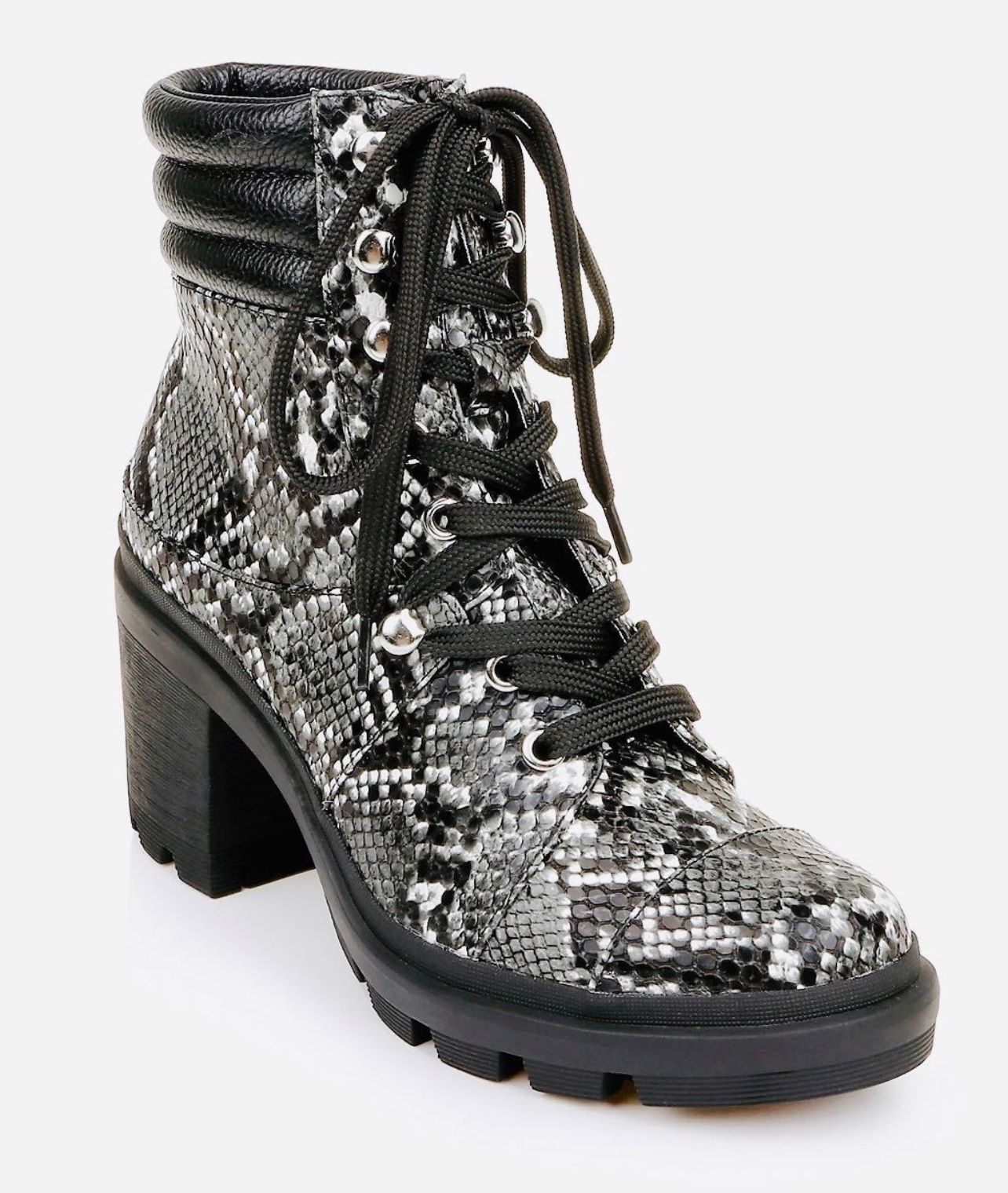 Rampage Spence Women's High Heel Combat Boots Size 7 and Size 8 New in box