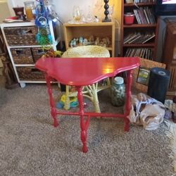 Beautiful Red Antique Table