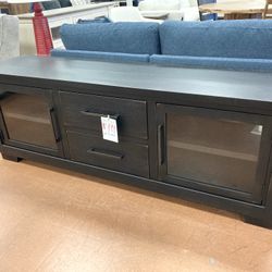 New 80” Black TV Stand