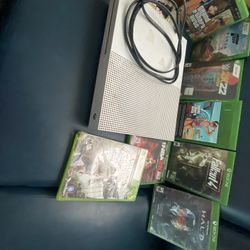 Xbox One S. Comes With A lot Of Games If Yu Want The Controller 25+$