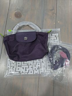 Longchamp Le Pliage Mini Bag Purple