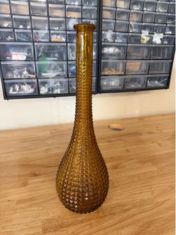 Vintage amber glass