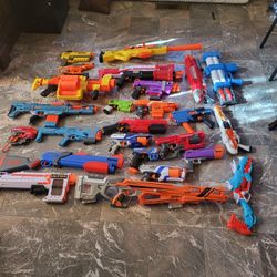 Nerf Guns Lot All For $180
