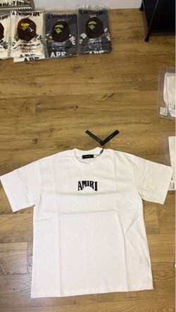 Amiri White Logo T-Shirt with Tags